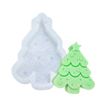Weihnachts-DIY-Silikonform für Duftkerzen, weiß