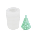 Weihnachts-DIY-Silikonform für Duftkerzen, weiß