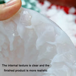 Weihnachts-DIY-Silikonform für Duftkerzen, weiß