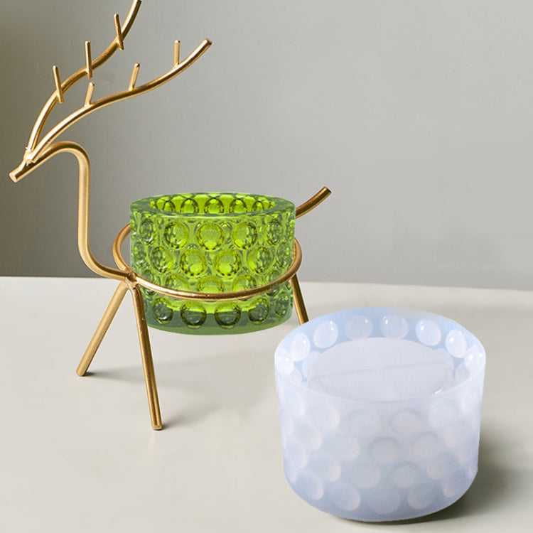 DIY Aufbewahrungsbox mit Polka-Dots, Kristall-Aschenbecher-Silikonform, DJ-117