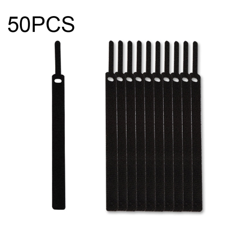 50er Pack Nadelform selbstklebende Datenkabel-Organizer, farbige Bündel, 10 x 130mm, 12 x 115mm, 12 x 145mm, 15 x 200mm, 15 x 300mm