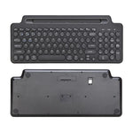 2.4G Bluetooth Kabellose Tastatur mit Kartensteckplatzhalterung, mit Touchpad, ohne Touchpad