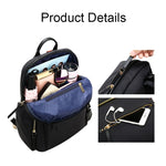 Bopai 62-00121 Multifunktionaler Verschleißfester Diebstahlsicherer Laptop-Rucksack