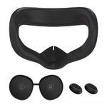VR Silikon-Augenmaske+Objektivschutzabdeckung+Joystick-Hut, Für Meta Quest 2, Augenmaske+Objektivschutzabdeckung+Joystick-Hut (Pink), Augenmaske+Objektivschutzabdeckung+Joystick-Hut (Schwarz), Augenmaske+Objektivschutzabdeckung+Joystick-Hut (Weiß)