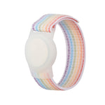 Kinder- und Erwachsenen-Nylonband Armband Schutzhülle für AirTag 2. Generation / AirTag 1. Generation, 220mm, 170mm
