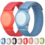 Kinder- und Erwachsenen-Nylonband Armband Schutzhülle für AirTag 2. Generation / AirTag 1. Generation, 220mm, 170mm