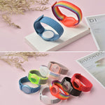 Kinder- und Erwachsenen-Nylonband Armband Schutzhülle für AirTag 2. Generation / AirTag 1. Generation, 220mm, 170mm