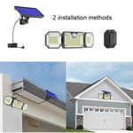 Solar-Infrarot-Sensorleuchte LED Outdoor Wasserdichte Gartenleuchte, Stil:, Geteilt 226LED, All In One 226LED