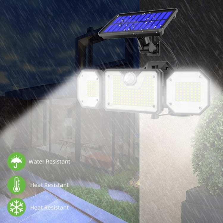 Solar-Infrarot-Sensorleuchte LED Outdoor Wasserdichte Gartenleuchte, Stil:, Geteilt 226LED, All In One 226LED