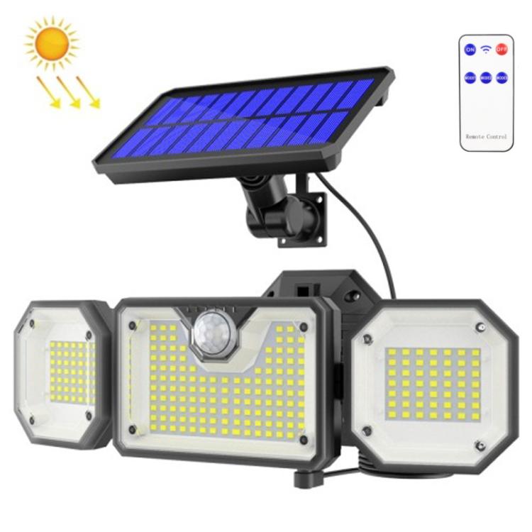 Solar-Infrarot-Sensorleuchte LED Outdoor Wasserdichte Gartenleuchte, Stil:, Geteilt 226LED, All In One 226LED