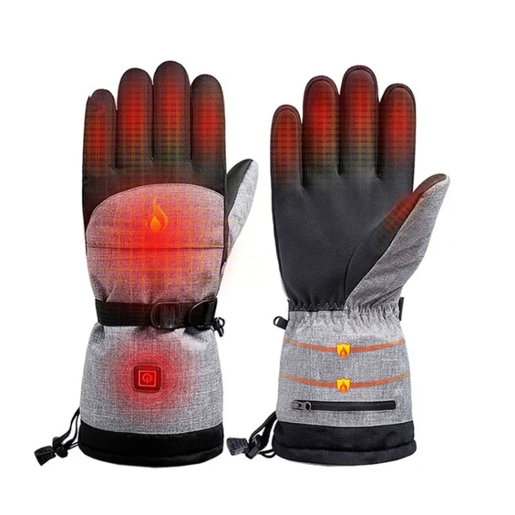 Beheizbare Handschuhe für den Winter, elektrisch beheizbare Handschuhe, Spezifikation:, Nur Handschuhe, Mit Batteriefach