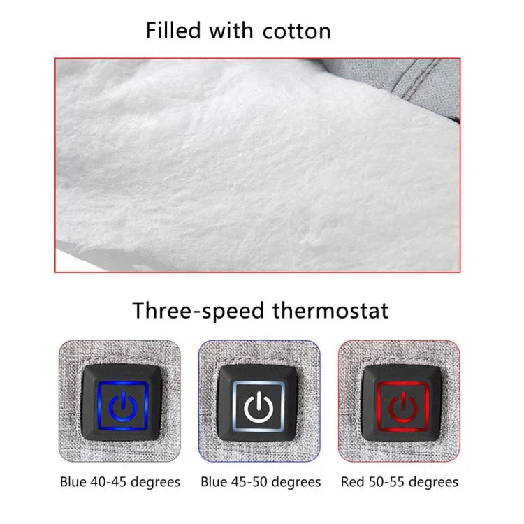 Beheizbare Handschuhe für den Winter, elektrisch beheizbare Handschuhe, Spezifikation:, Nur Handschuhe, Mit Batteriefach