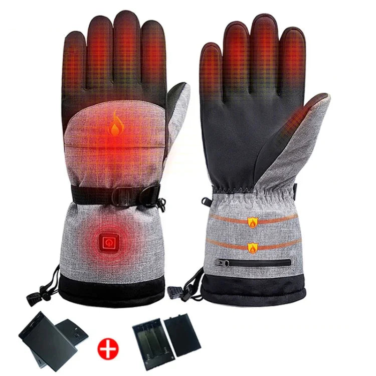 Beheizbare Handschuhe für den Winter, elektrisch beheizbare Handschuhe, Spezifikation:, Nur Handschuhe, Mit Batteriefach