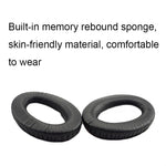 2 STÜCK Headset Ohrpolster Schwamm Etui für Sennheiser PXC450/PXC350/PC350, Spezifikation:, Protein, schwarzer Samt, brauner Samt, mattiertes Leder, zerknittertes Leder