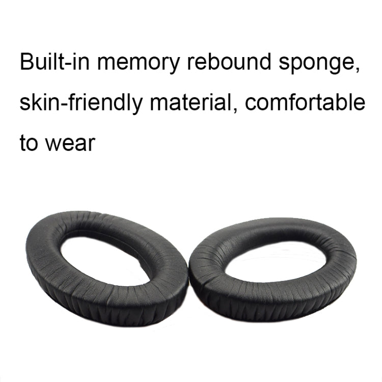 2 STÜCK Headset Ohrpolster Schwamm Etui für Sennheiser PXC450/PXC350/PC350, Spezifikation:, Protein, schwarzer Samt, brauner Samt, mattiertes Leder, zerknittertes Leder