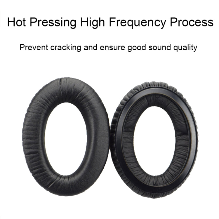 2 STÜCK Headset Ohrpolster Schwamm Etui für Sennheiser PXC450/PXC350/PC350, Spezifikation:, Protein, schwarzer Samt, brauner Samt, mattiertes Leder, zerknittertes Leder