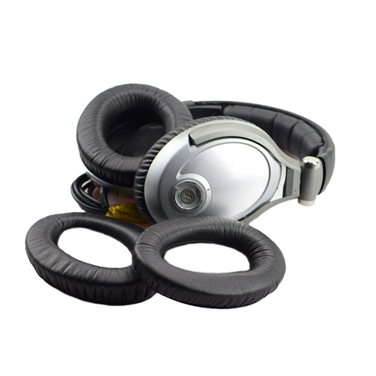 2 STÜCK Headset Ohrpolster Schwamm Etui für Sennheiser PXC450/PXC350/PC350, Spezifikation:, Protein, schwarzer Samt, brauner Samt, mattiertes Leder, zerknittertes Leder
