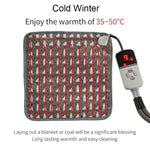 CW45 45x45cm Mehrstufige, temperaturregulierbare Heizmatte für Haustiere mit Timer, Spezifikationen: US-Stecker, UK-Stecker, EU-Stecker