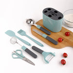 Edelstahl Schäler Küchenhelfer-Set mit Aufbewahrungshalter, 5-teilig / Set, 6-teilig / Set, 8-teilig / Set