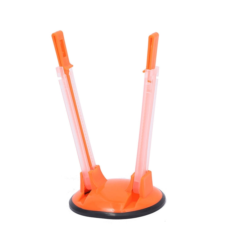 Baggy Rack Halter für Lebensmittel-Vorbereitungsbeutel, Plastik-Gefrierbeutel, Ziplock-Beutelständer, Grün, Blau, Orange