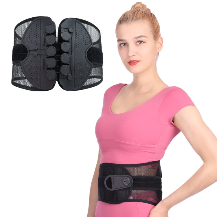 Verstellbarer Atmungsaktiver Mesh-Lendenstützgürtel, S, M, L, XL, XXL