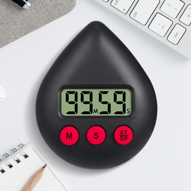 Wassertropfen Elektronischer Timer für Studenten Lern-Erinnerung, Weiß, Schwarz, Orange, Grün, Blau, Hellrosa, Gelbgrün, Hellgrün