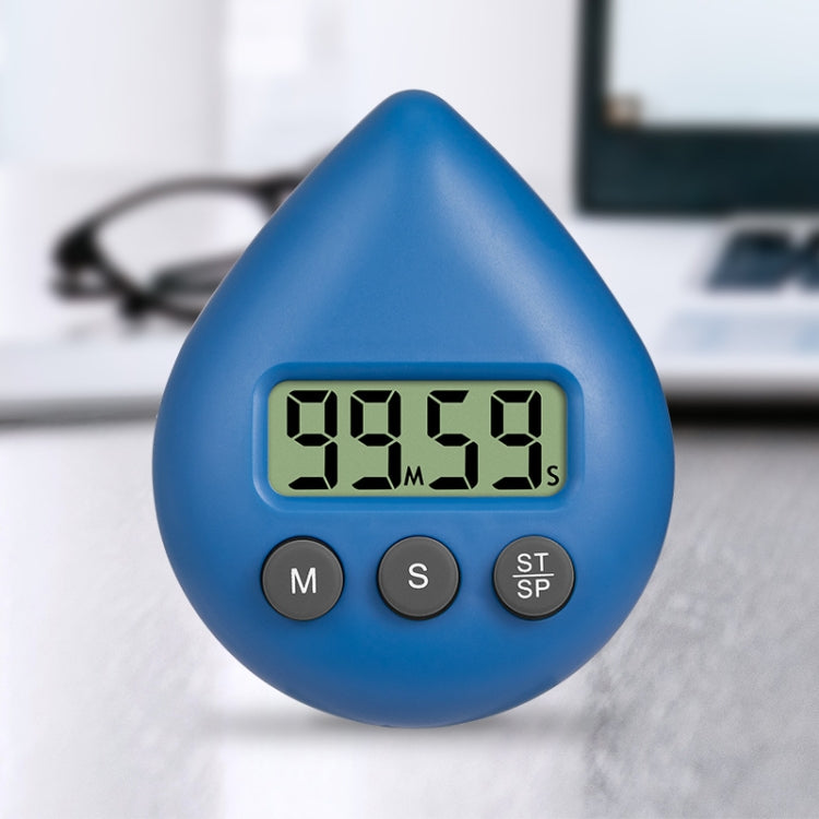 Wassertropfen Elektronischer Timer für Studenten Lern-Erinnerung, Weiß, Schwarz, Orange, Grün, Blau, Hellrosa, Gelbgrün, Hellgrün