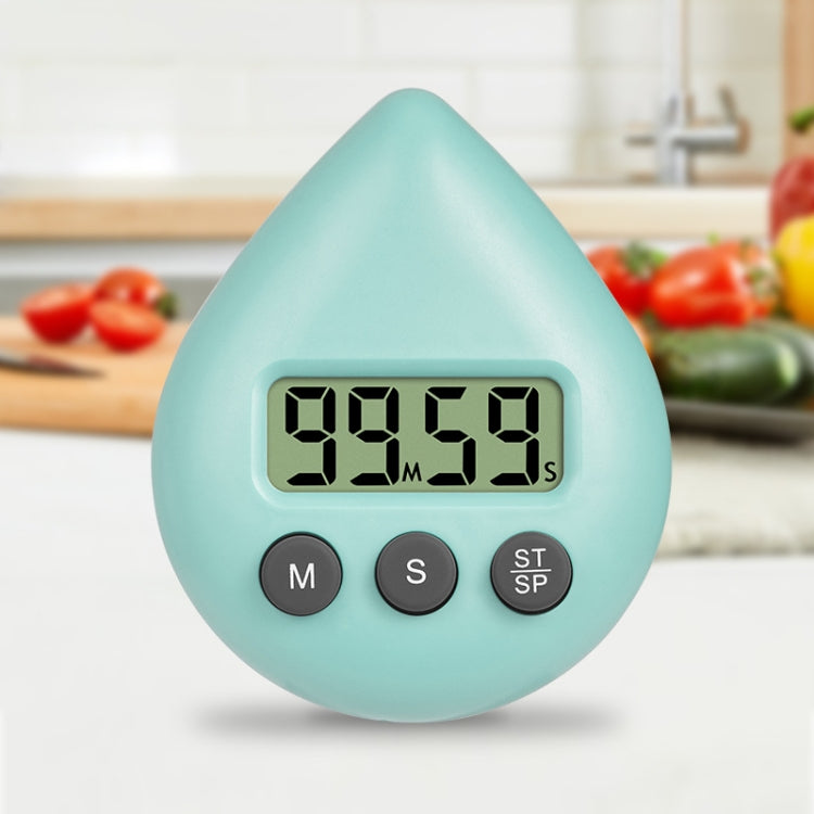 Wassertropfen Elektronischer Timer für Studenten Lern-Erinnerung, Weiß, Schwarz, Orange, Grün, Blau, Hellrosa, Gelbgrün, Hellgrün