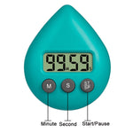 Wassertropfen Elektronischer Timer für Studenten Lern-Erinnerung, Weiß, Schwarz, Orange, Grün, Blau, Hellrosa, Gelbgrün, Hellgrün