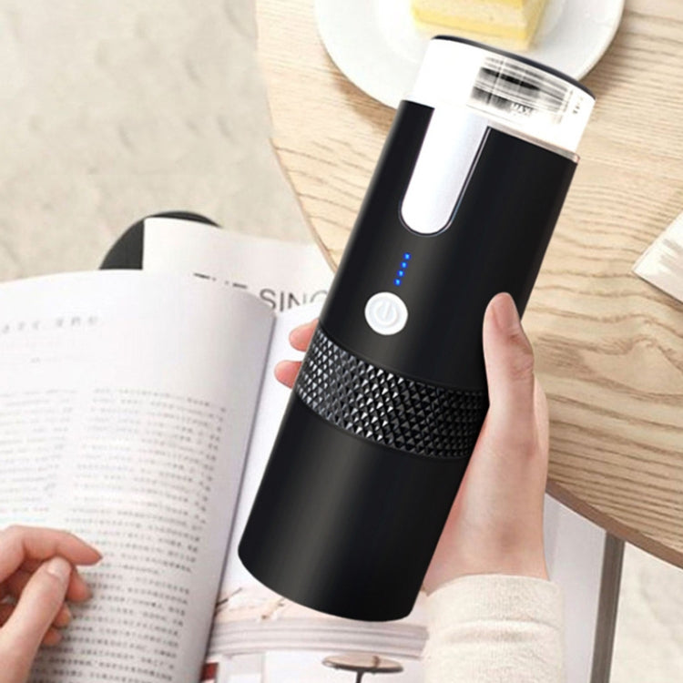 Vollautomatische tragbare kabellose Kaffeemaschine, Schwarz