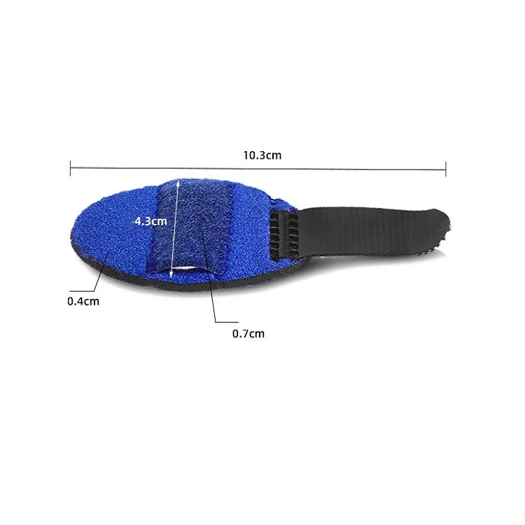 2 Stück Fingerschutzbänder für die postoperative Rehabilitation, rot, blau, schwarz, hautfarben