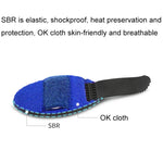 2 Stück Fingerschutzbänder für die postoperative Rehabilitation, rot, blau, schwarz, hautfarben