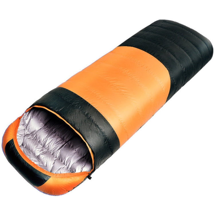 USB Elektrische Heizung Daunenbaumwoll-Schlafsack, 3-stufige Temperaturregelung, (180+30)x75cm Orange