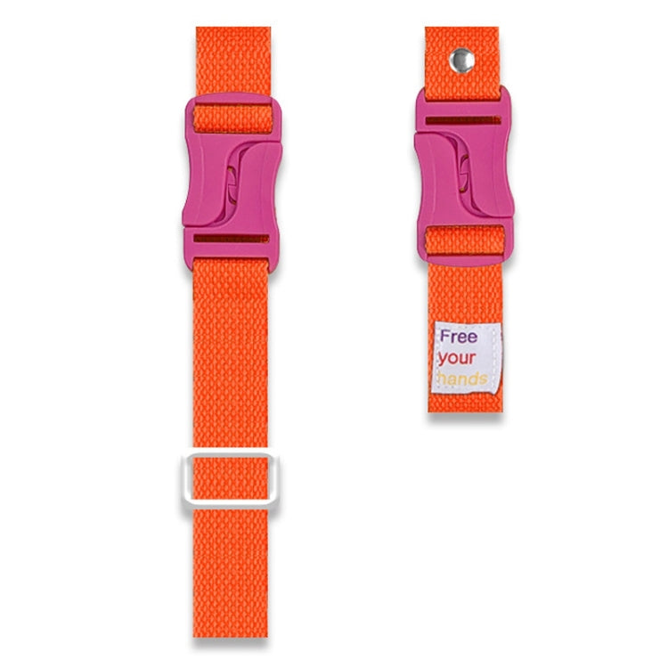 2 Stück Crossbody Verstellbarer Telefonriemen Handyhülle Kameratasche Band, Orange, Rot, Blau, Lila