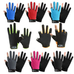 1 Paar QX0008 Outdoor-Sonnenschutz-Anti-Rutsch-Anglerhandschuhe mit zwei offenen Fingern, Einheitsgröße