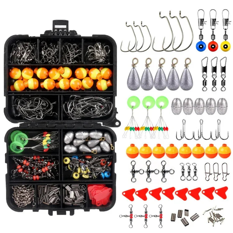 263 Teile/Set T0196 Kleines Angelzubehör Kugelförmiges schwimmendes Felsenangelgerät, 263 Teile/Set T0196