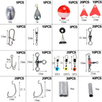 263 PCS / Set T0196 Fishing Small Accessories Ball Shaped Floating Rock Fishing Gear, 263 PCS / Set T0196