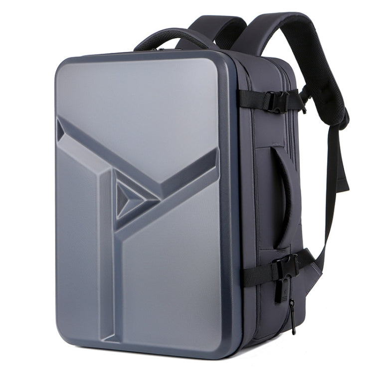 Großvolumiger Wasserdichter Erweiterbarer Hartschalen-Rucksack mit USB-Ladeanschluss, 161 Hellgrau, 161 Schwarz, 161 Dunkelgrau, 162 Schwarz, 162 Tiefgrau, 162 Hellgrau