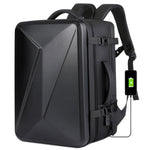 Großvolumiger Wasserdichter Erweiterbarer Hartschalen-Rucksack mit USB-Ladeanschluss, 161 Hellgrau, 161 Schwarz, 161 Dunkelgrau, 162 Schwarz, 162 Tiefgrau, 162 Hellgrau