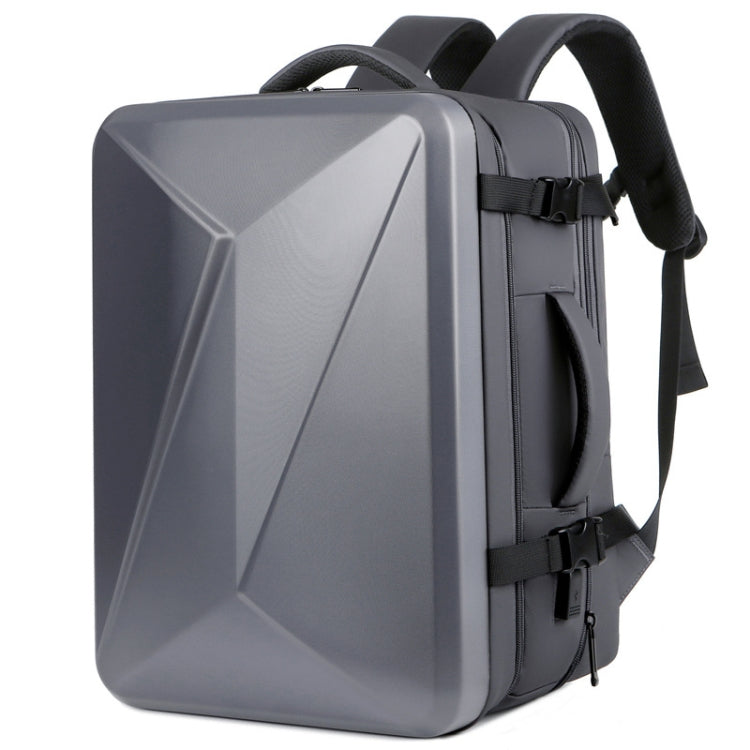 Großvolumiger Wasserdichter Erweiterbarer Hartschalen-Rucksack mit USB-Ladeanschluss, 161 Hellgrau, 161 Schwarz, 161 Dunkelgrau, 162 Schwarz, 162 Tiefgrau, 162 Hellgrau