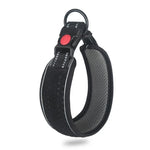 Hundehalsband aus Wabennetz, atmungsaktiv, reflektierend, Anti-Würgehalsband, XS, S, M, L, XL