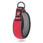 Hundehalsband aus Wabennetz, atmungsaktiv, reflektierend, Anti-Würgehalsband, XS, S, M, L, XL