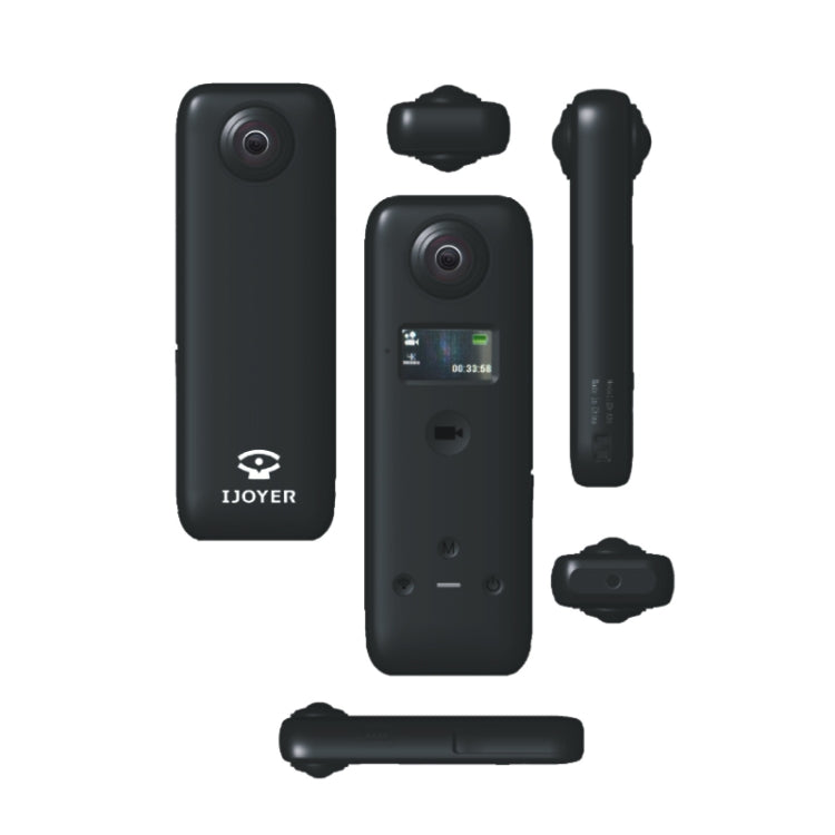 IJOYER A3S 4K Fahrrad Anti-Wackel 360 Panorama Action-Kamera, A3S