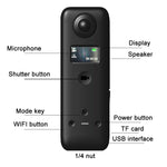 IJOYER A3S 4K Fahrrad Anti-Wackel 360 Panorama Action-Kamera, A3S