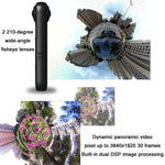 IJOYER A3S 4K Fahrrad Anti-Wackel 360 Panorama Action-Kamera, A3S