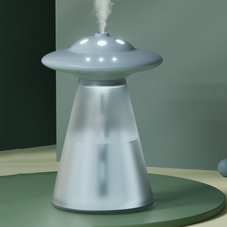 FX-041 USB-Lade-Nachtlicht-Luftbefeuchter in UFO-Form, Elfenbeinweiß, Ozeangrün, Hellblau