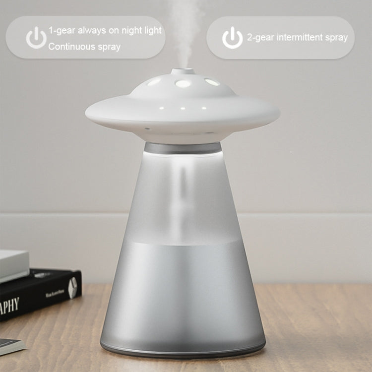 FX-041 USB-Lade-Nachtlicht-Luftbefeuchter in UFO-Form, Elfenbeinweiß, Ozeangrün, Hellblau