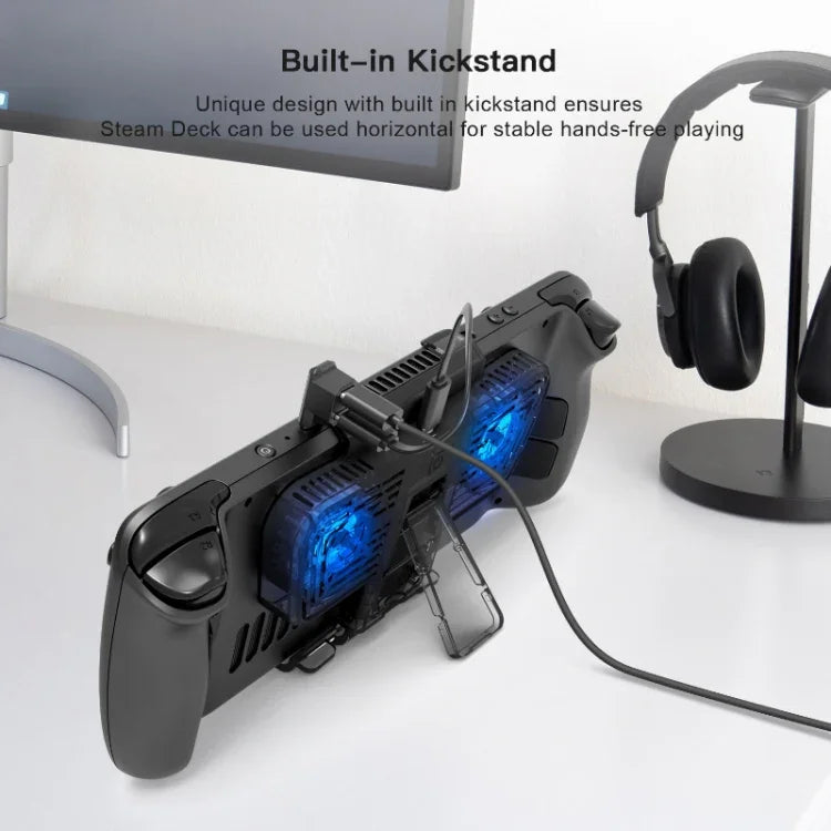 JYS For Steam Deck/Switch/OLED Game Console Cooling Fan With Bracket, JYS-SD006