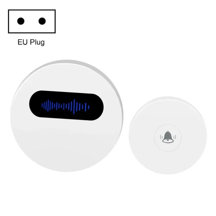 T10-1 1 für 1 Beleuchtung Selbsterzeugende drahtlose intelligente Anti-Regenwasser-Türklingel, T10-1 EU-Stecker Weiß, T10-1 EU-Stecker Schwarz, T10-1 US-Stecker Weiß, T10-1 US-Stecker Schwarz, T10-1 UK-Stecker Weiß, T10-1 UK-Stecker Schwarz