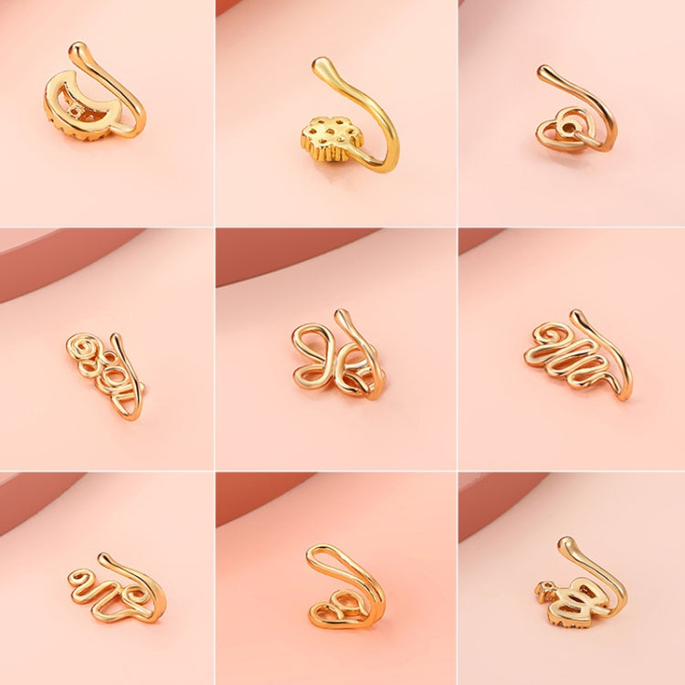 U-förmige Nasenklammer Kupfer Eingefasst Mit Zirkon Nasenschmuck, Farbe: G-189 Silber, G-364 Gold, G-365 Silber, G-247 Gold, G-248 Silber, G-251 Gold, G-252 Silber, G-253 Gold, G-254 Silber, G-235 Gold, G-236 Silber, G-231 Gold, G-232 Silber, G-249 Gold